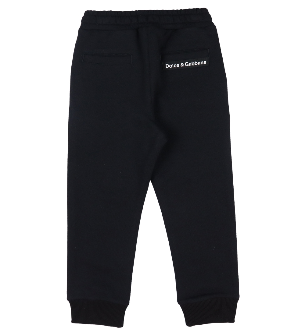 Dolce & Gabbana Sweatpants - Sort m. Mærker