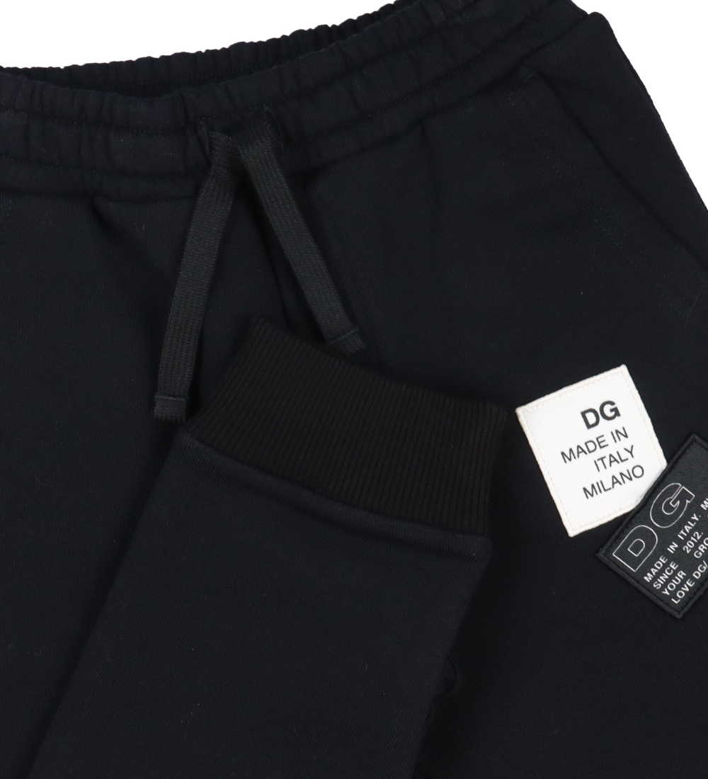 Dolce & Gabbana Sweatpants - Sort m. Mærker