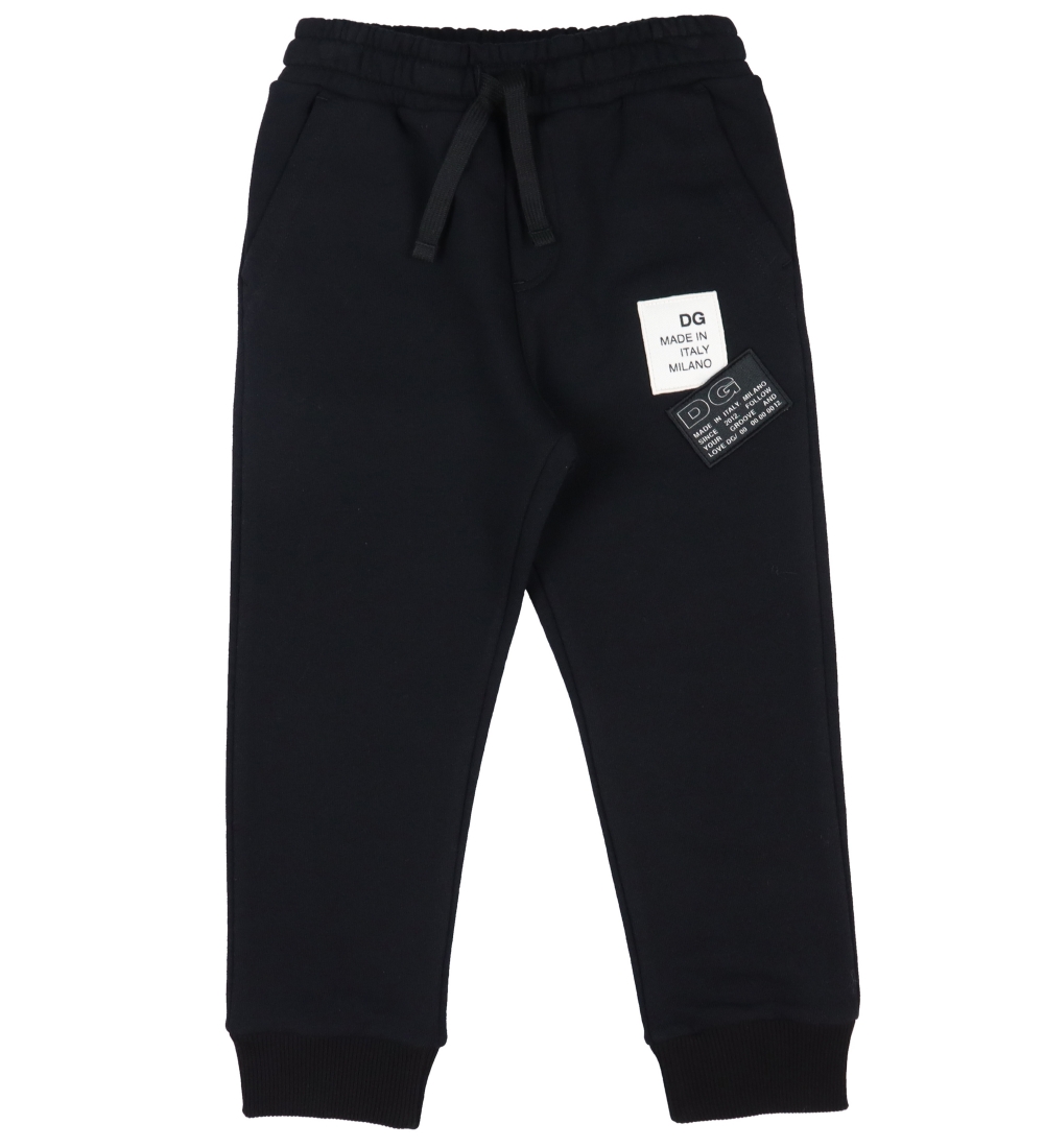 Dolce & Gabbana Sweatpants - Sort m. Mærker
