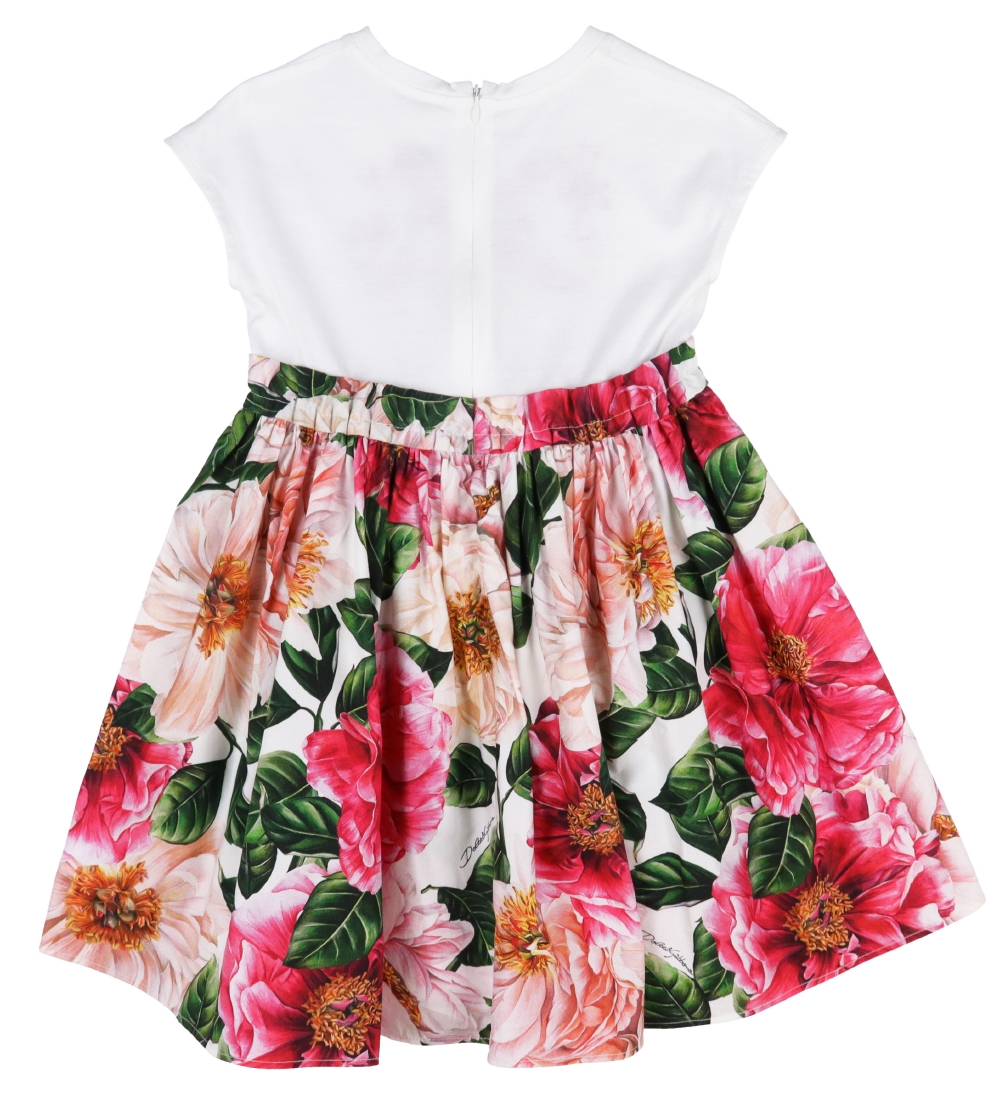 Dolce & Gabbana Kjole - Rosa m. Blomster