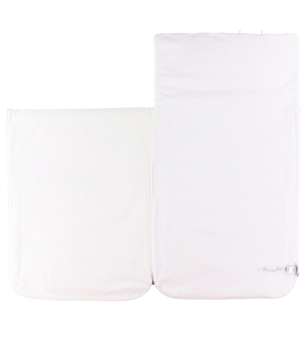 Dolce & Gabbana Kørepose - 80 cm - Hvid m. Blå Logoer