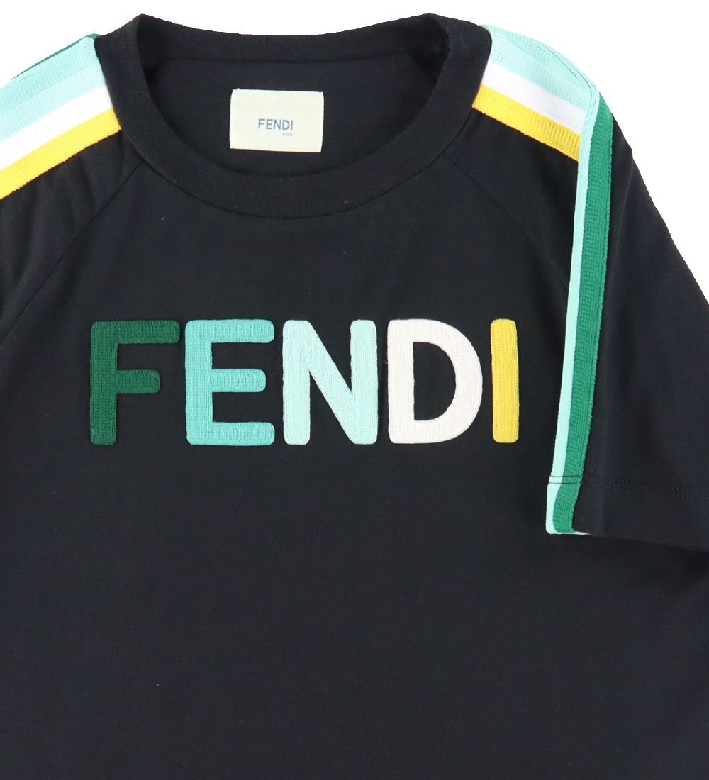 Fendi T-shirt - Sort m. Logo