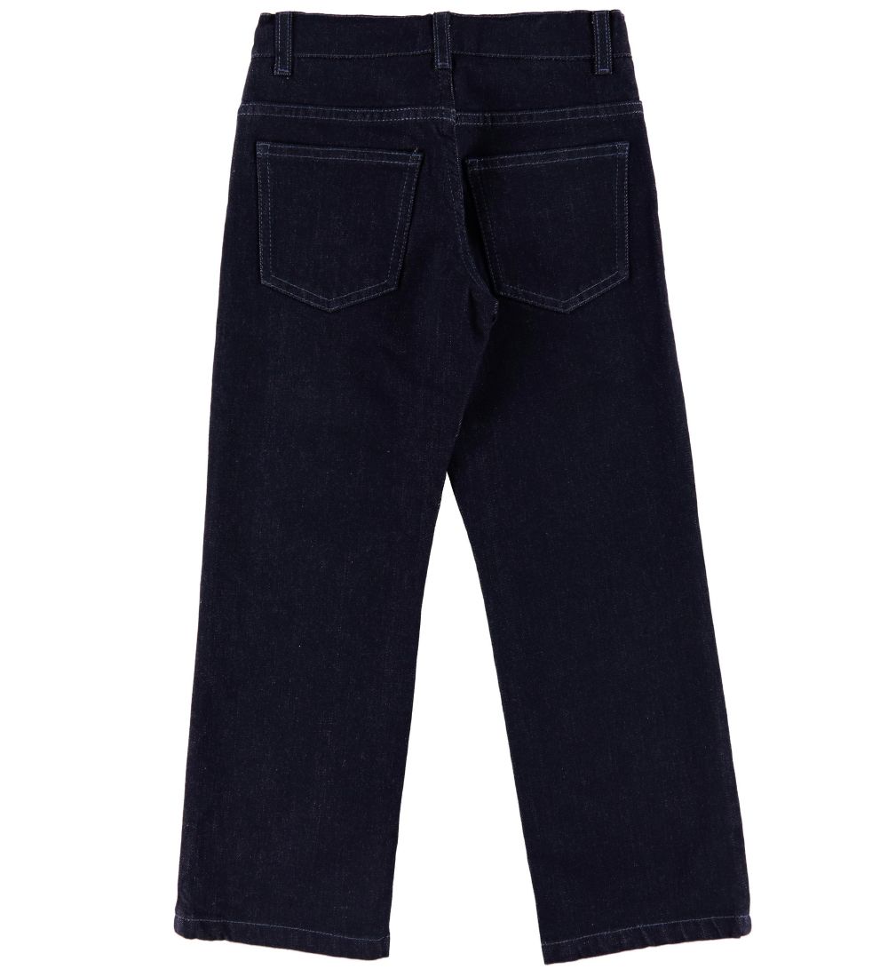 Fendi Jeans - Mørkeblå Denim m. Logobånd