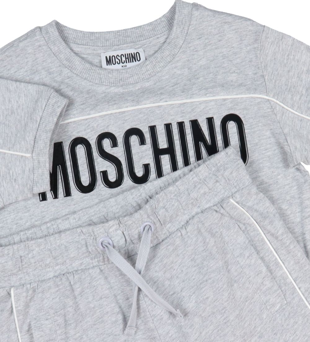 Moschino Sæt - T-shirt/Shorts - Gråmeleret