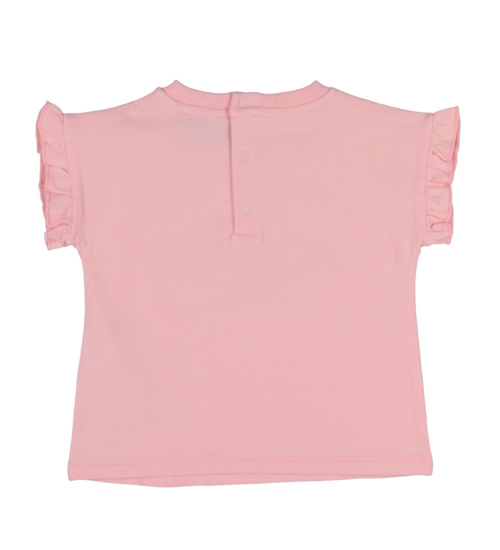 Moschino T-shirt - Lyserød m. Logo