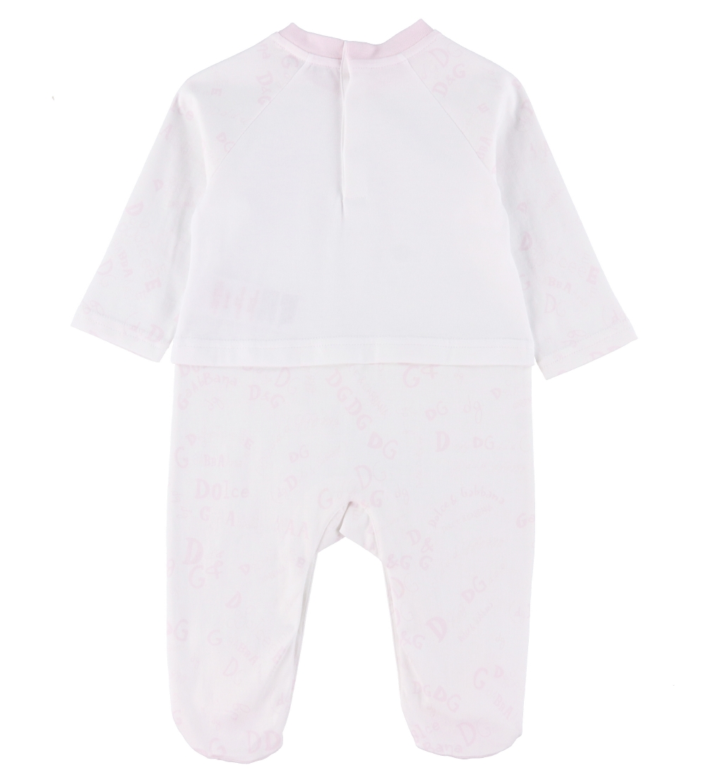 Dolce & Gabbana Gaveæske - Heldragt/Savlesmæk/Hue - Hvid/Rosa