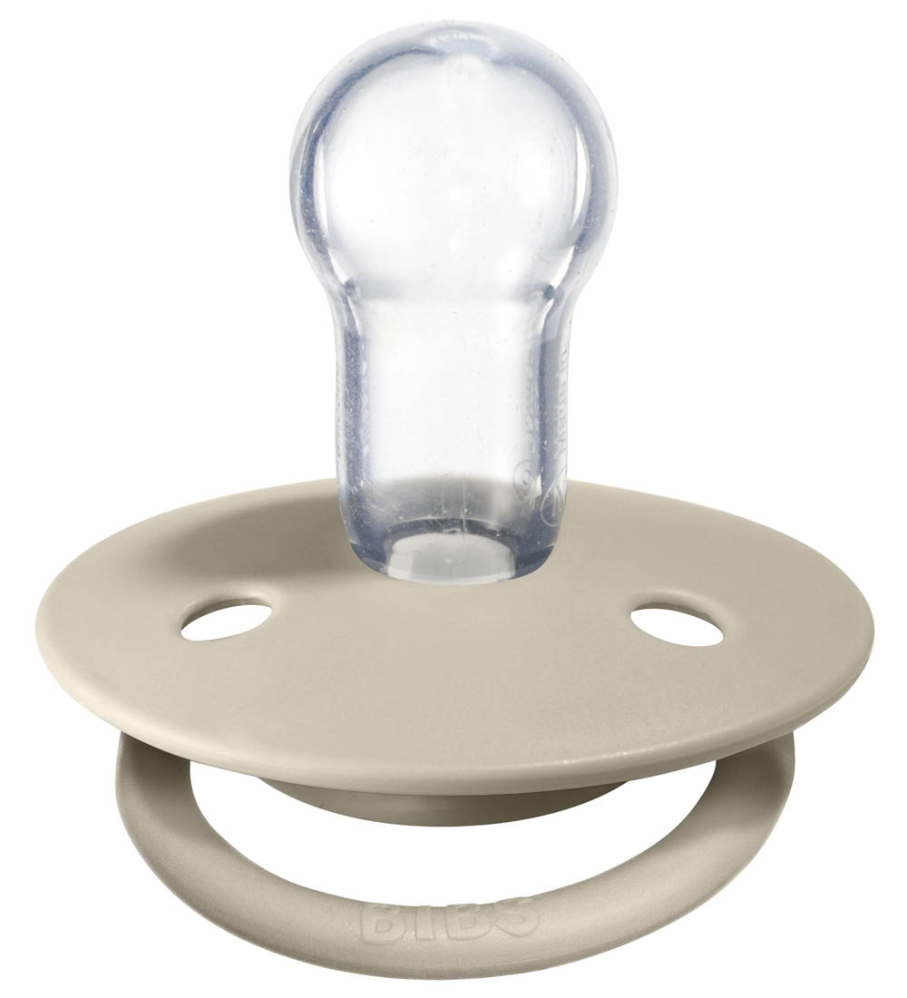 BIBS De Lux Sutter - Onesize - 2-pak - Rund - Vanilla/Dark Oak