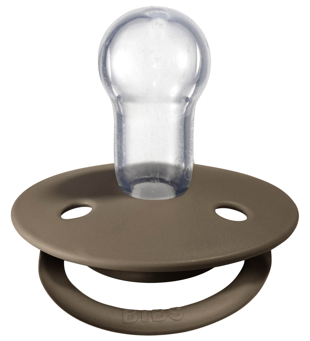 BIBS De Lux Sutter - Onesize - 2-pak - Rund - Vanilla/Dark Oak