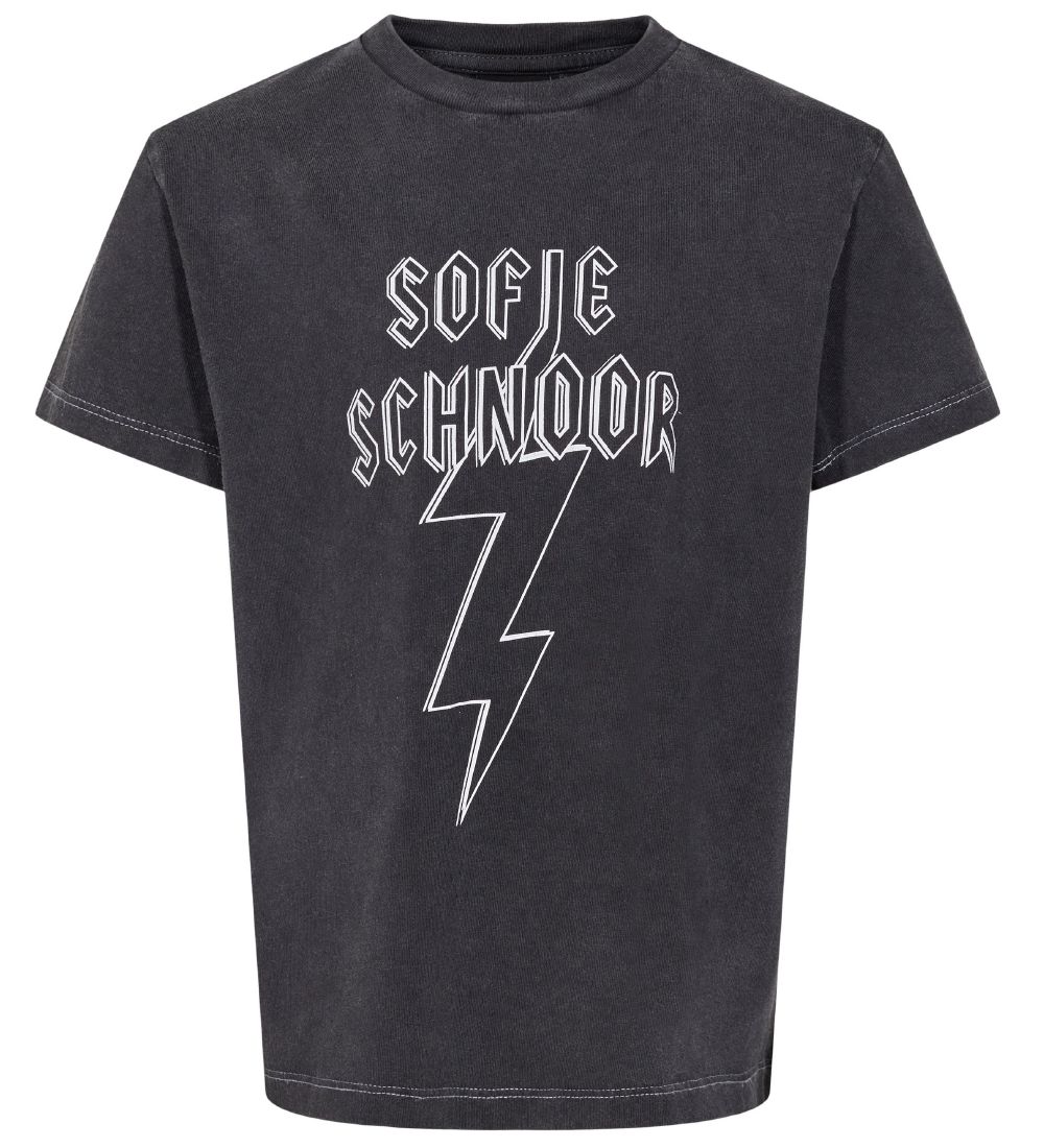 Petit by Sofie Schnoor T-shirt - Asta - Sort m. Print