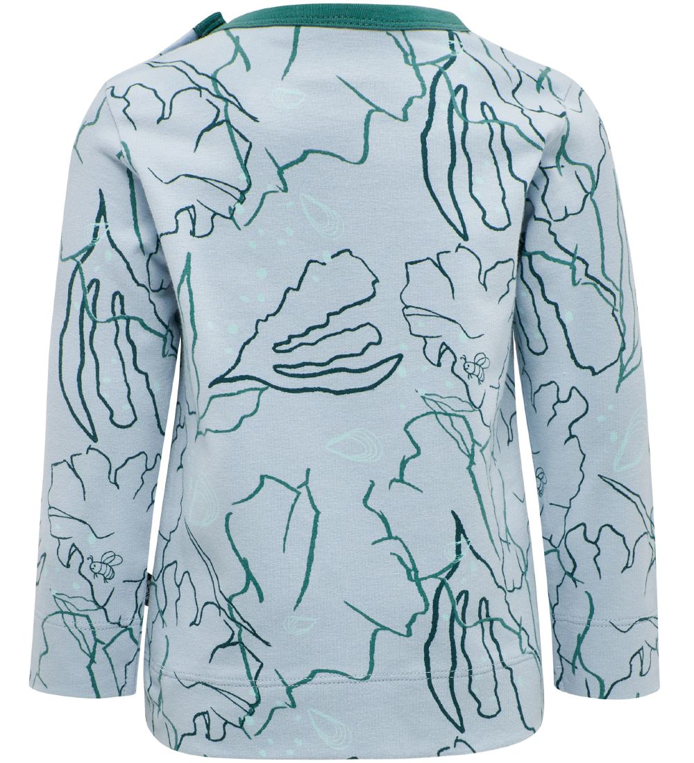Hummel Bluse - hmlMagne - Lyseblå m. Print