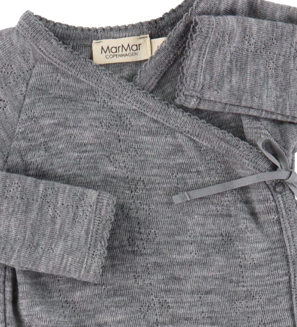 MarMar Slå-om Body l/æ - Belita - Uld - Grey Melange