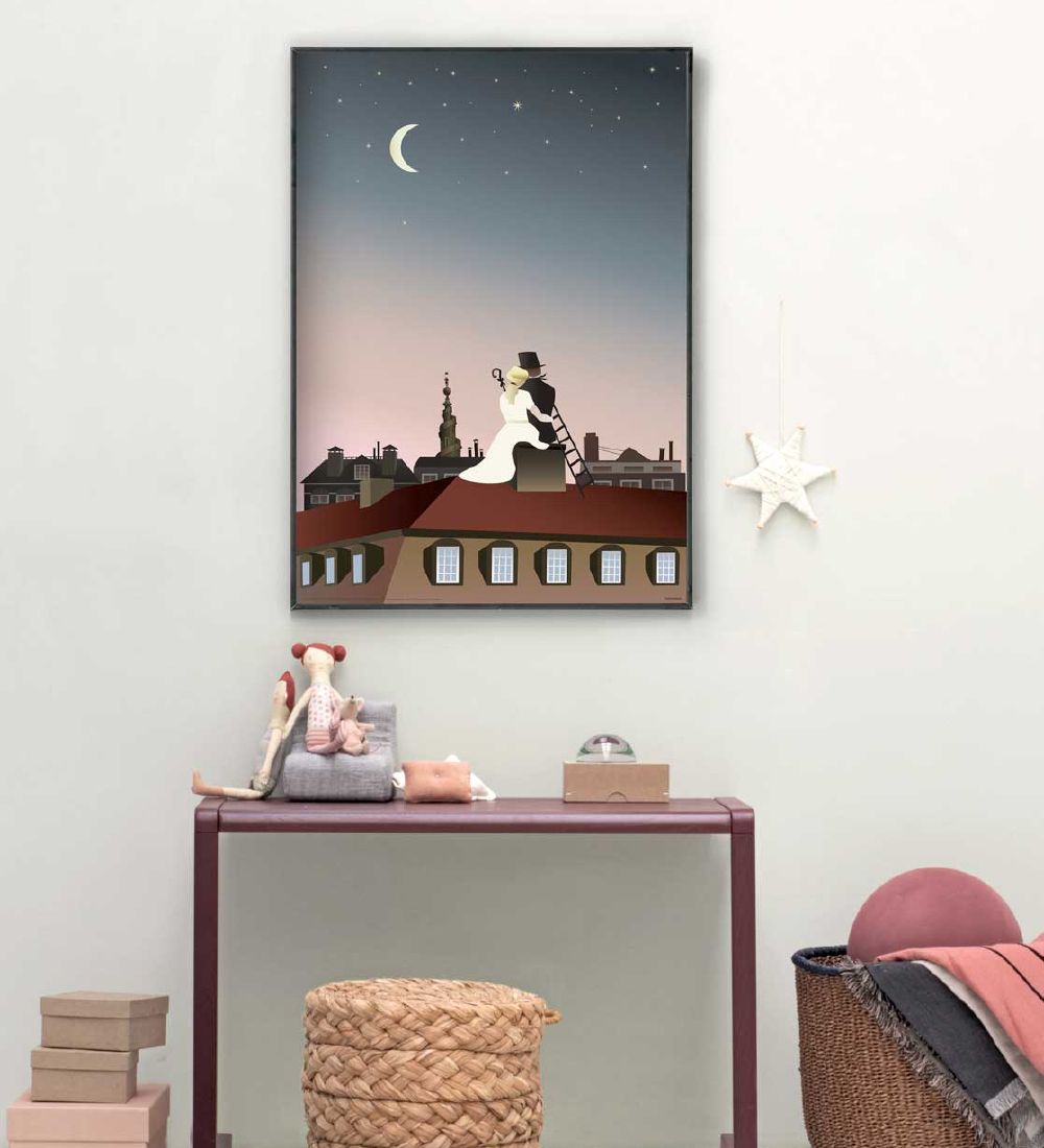 Vissevasse Plakat - 50x70 - The Shepherdness And The Chimney Swe