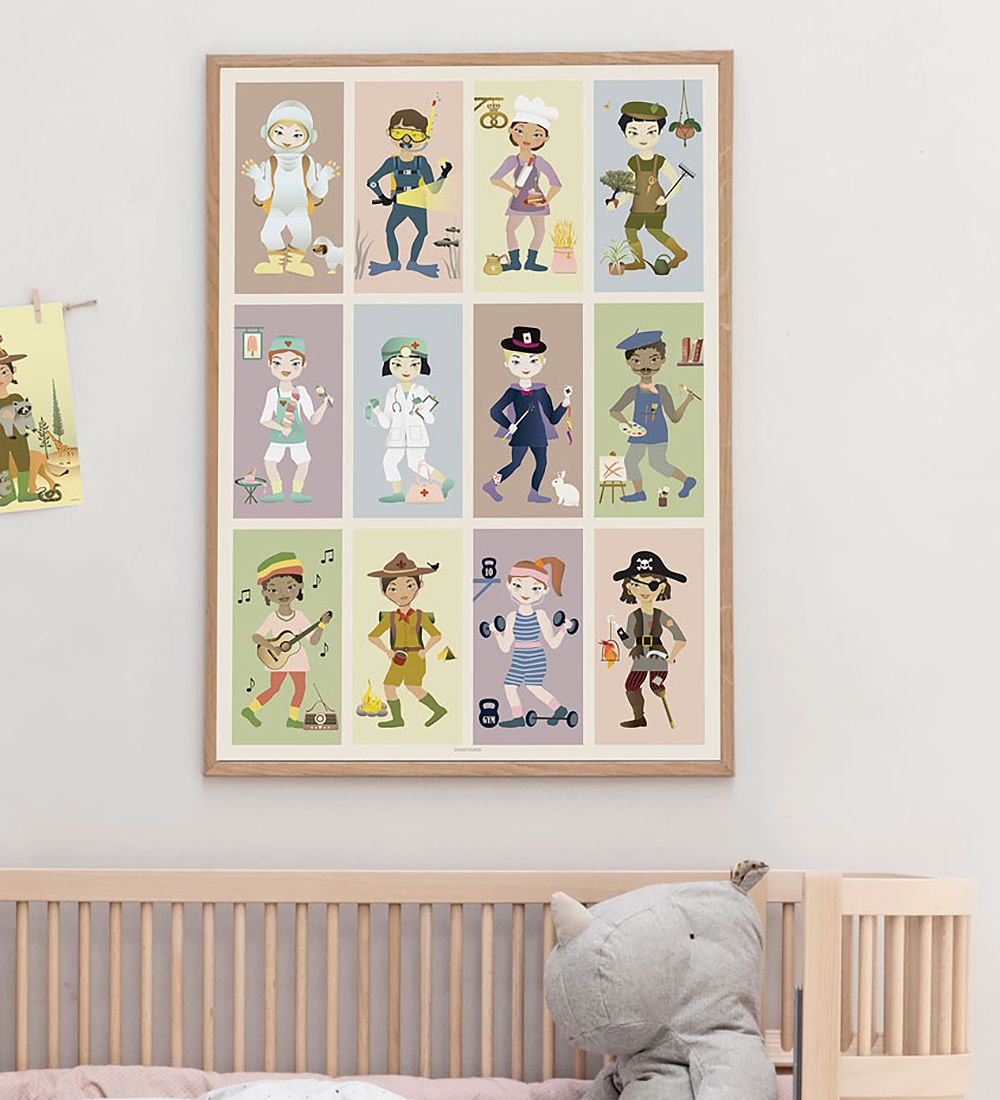 Vissevasse Plakat - 50x70 - When I Grow Up
