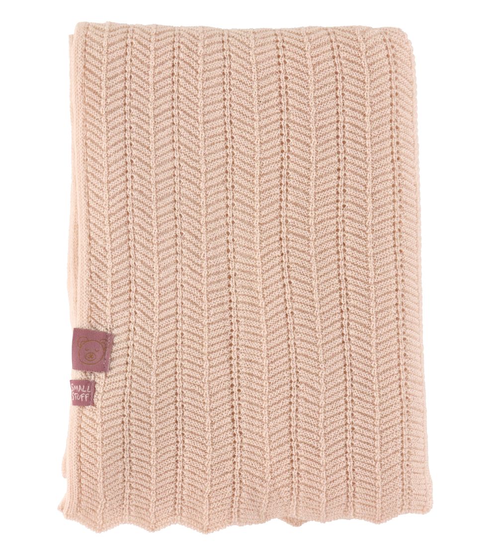 Smallstuff Tæppe - Uld - 80x100 - Soft Rose