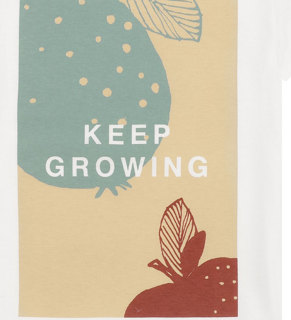 Soft Gallery T-shirt - Bass - Snow White m. Print