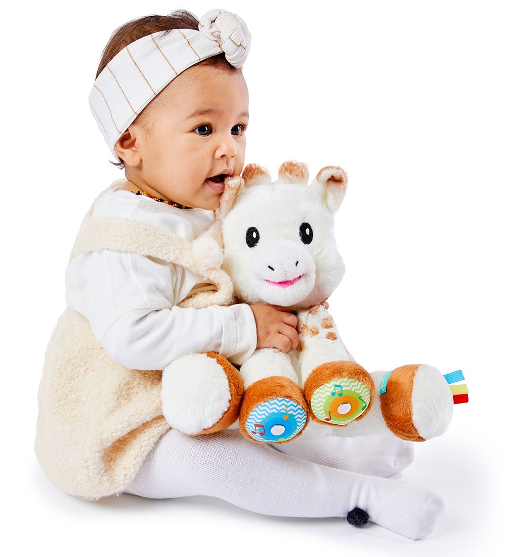 Sophie la Girafe Musikbamse - 25x28x19 cm - Sophie