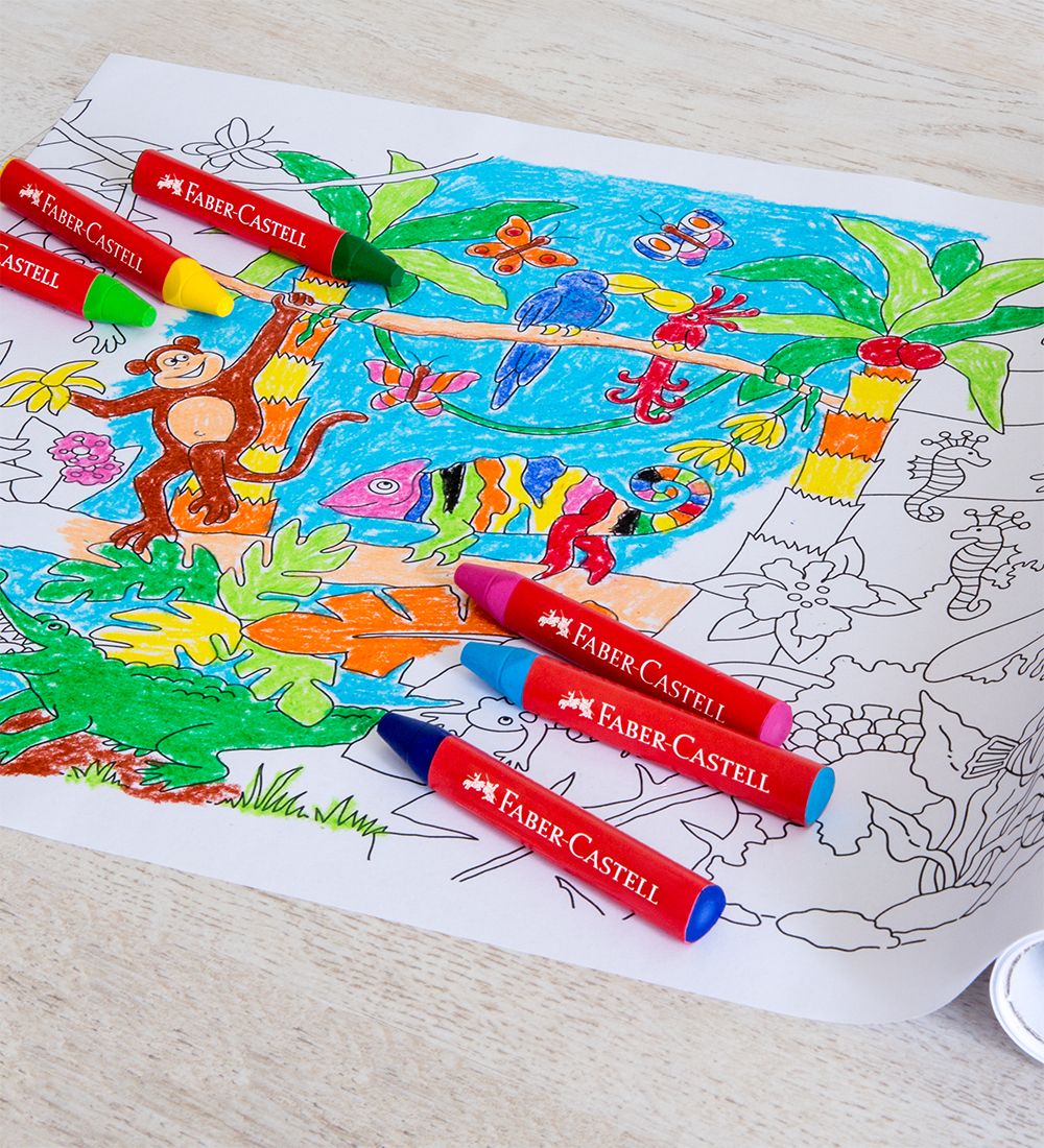 Faber-Castell Farvekridt - 10 stk - Multi