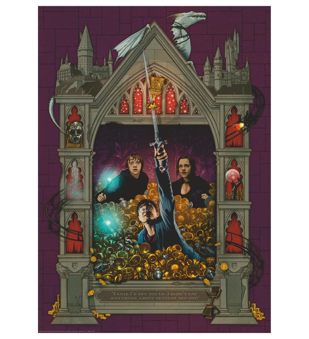 Ravensburger Puslespil - 1000 Brikker - Harry Potter & The Death