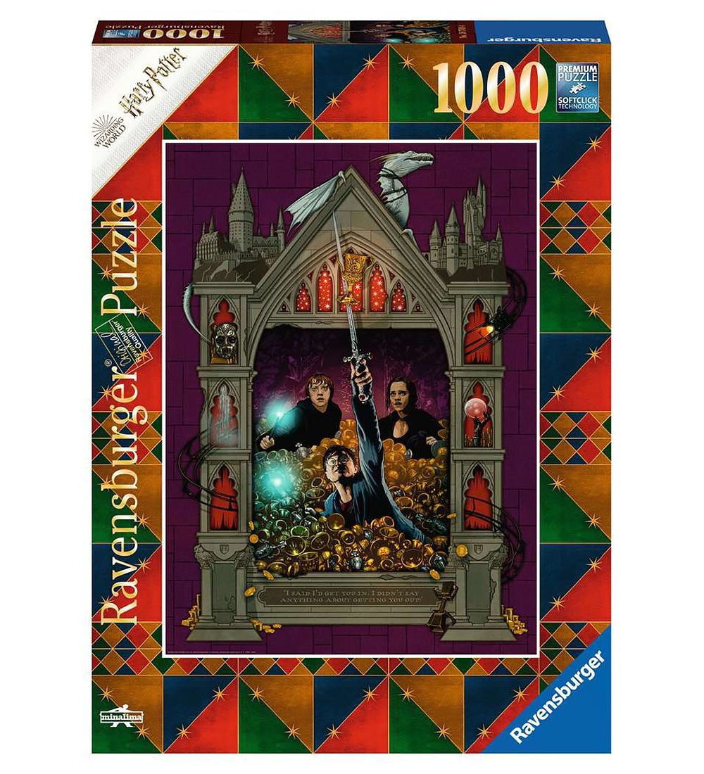 Ravensburger Puslespil - 1000 Brikker - Harry Potter & The Death