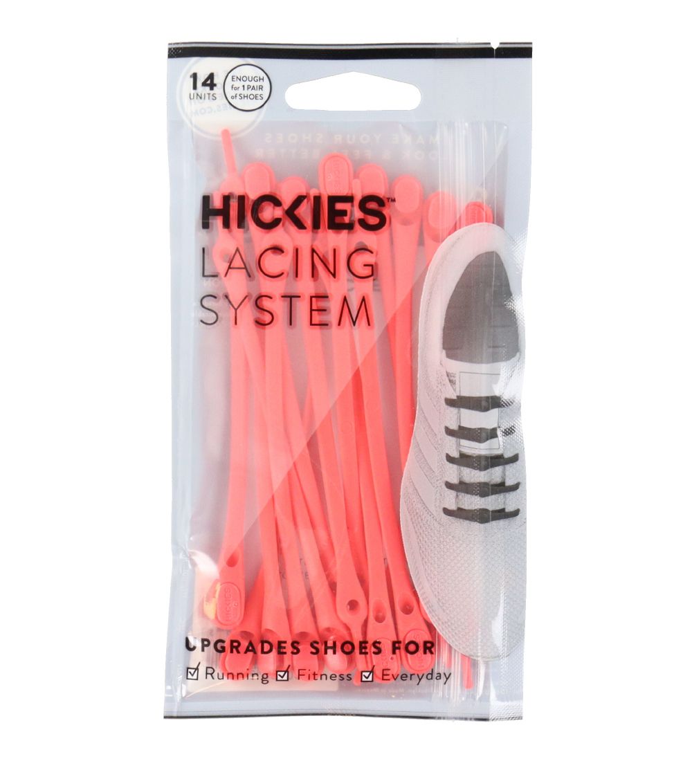 Hickies Snørebånd - Elastik - Infrared