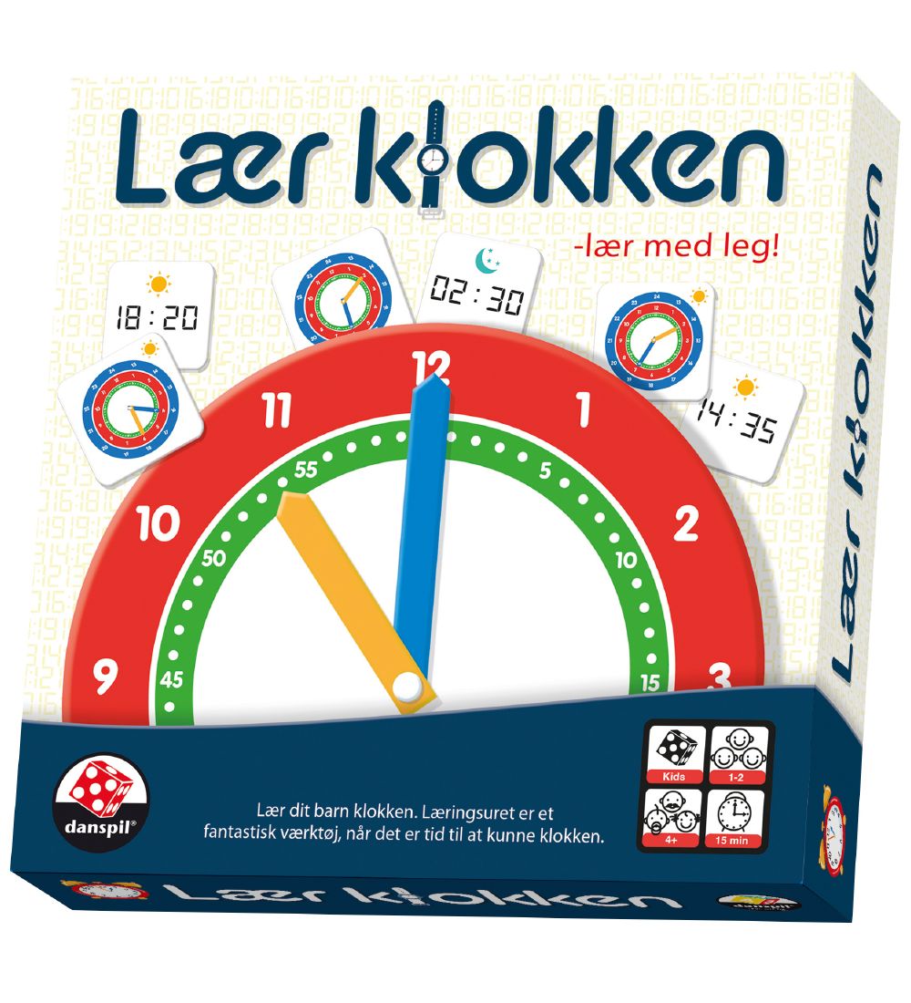 Danspil Spil - Lær Klokken
