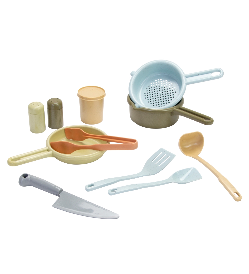 Dantoy BIO Plastic Køkkensæt - 11 Dele - Pastel