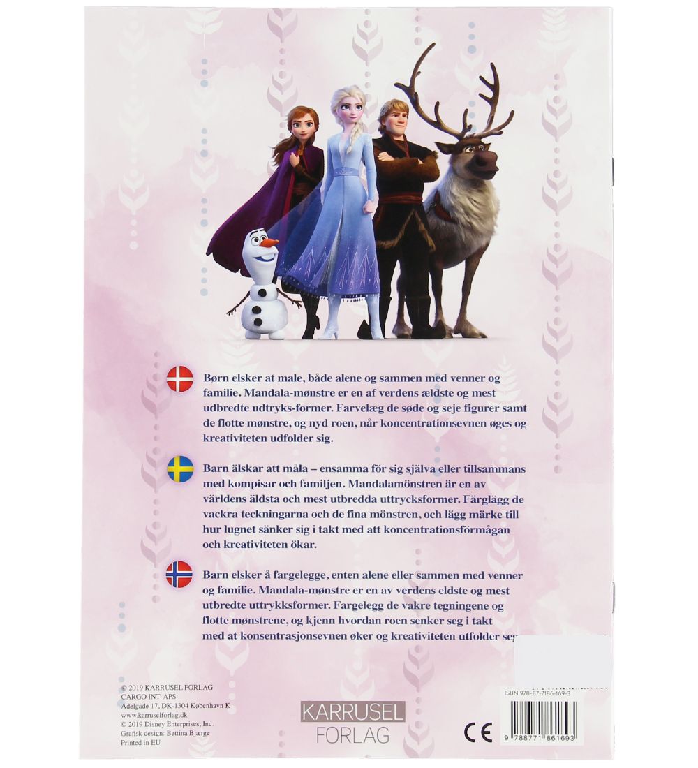 Karrusel Forlag Malebog - Mandalas - Frozen II