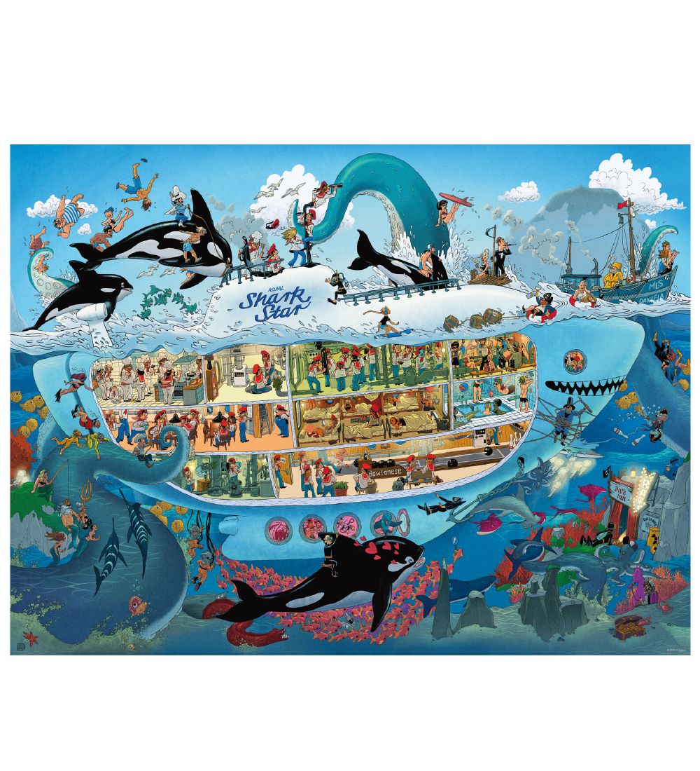 Heye Puzzle Puslespil - Submarine Fun - 1500 Brikker