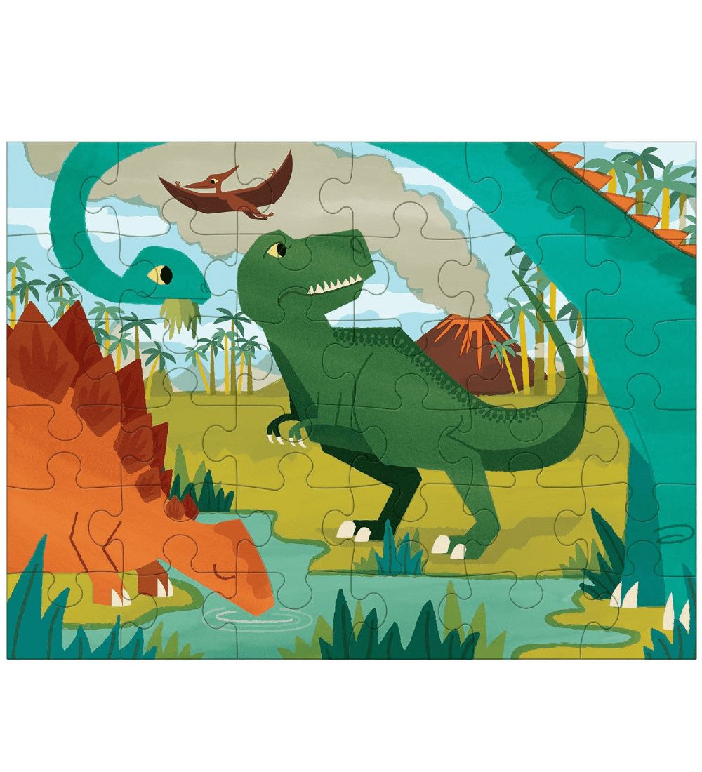 Mudpuppy Puslespil - To Go - 36 Brikker - Dinosaur