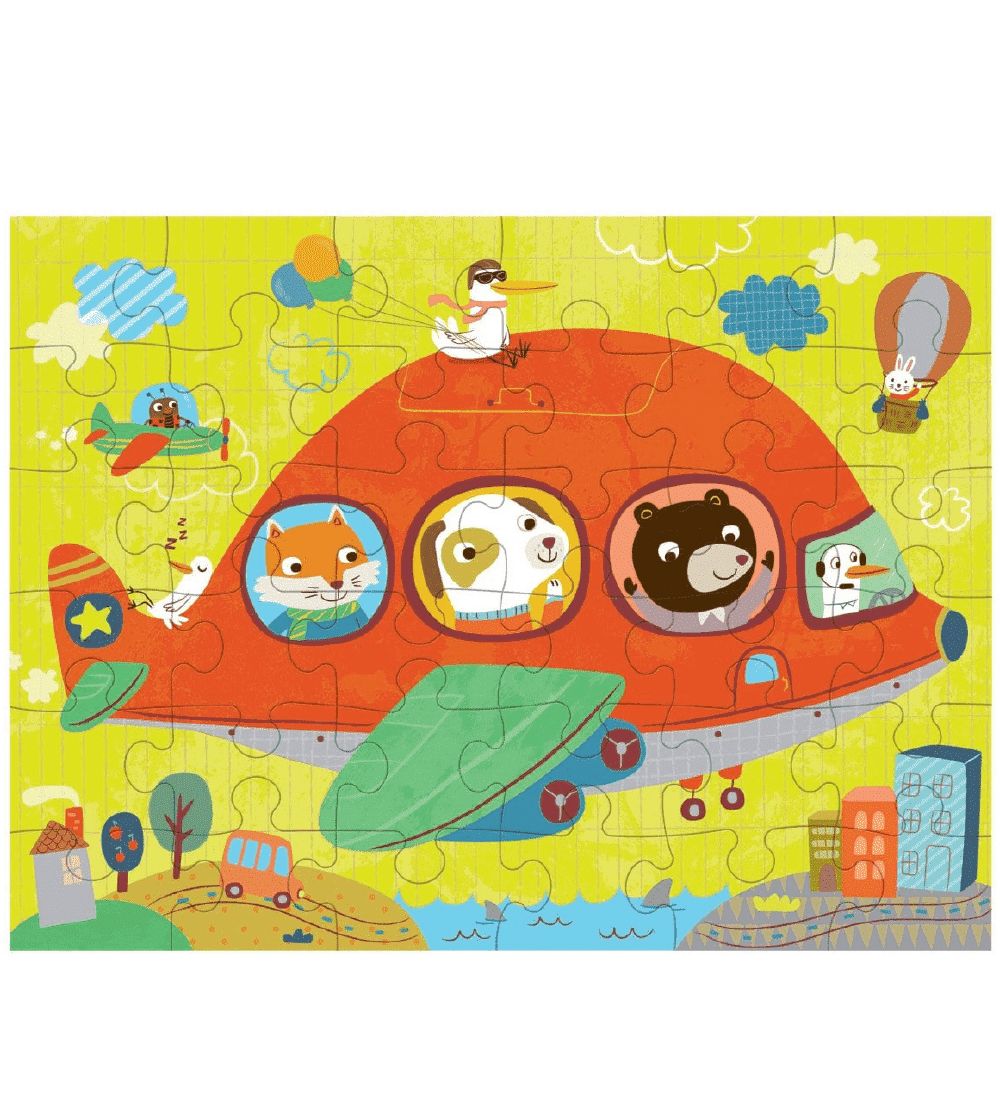 Mudpuppy Puslespil - To Go - 36 Brikker - Fly