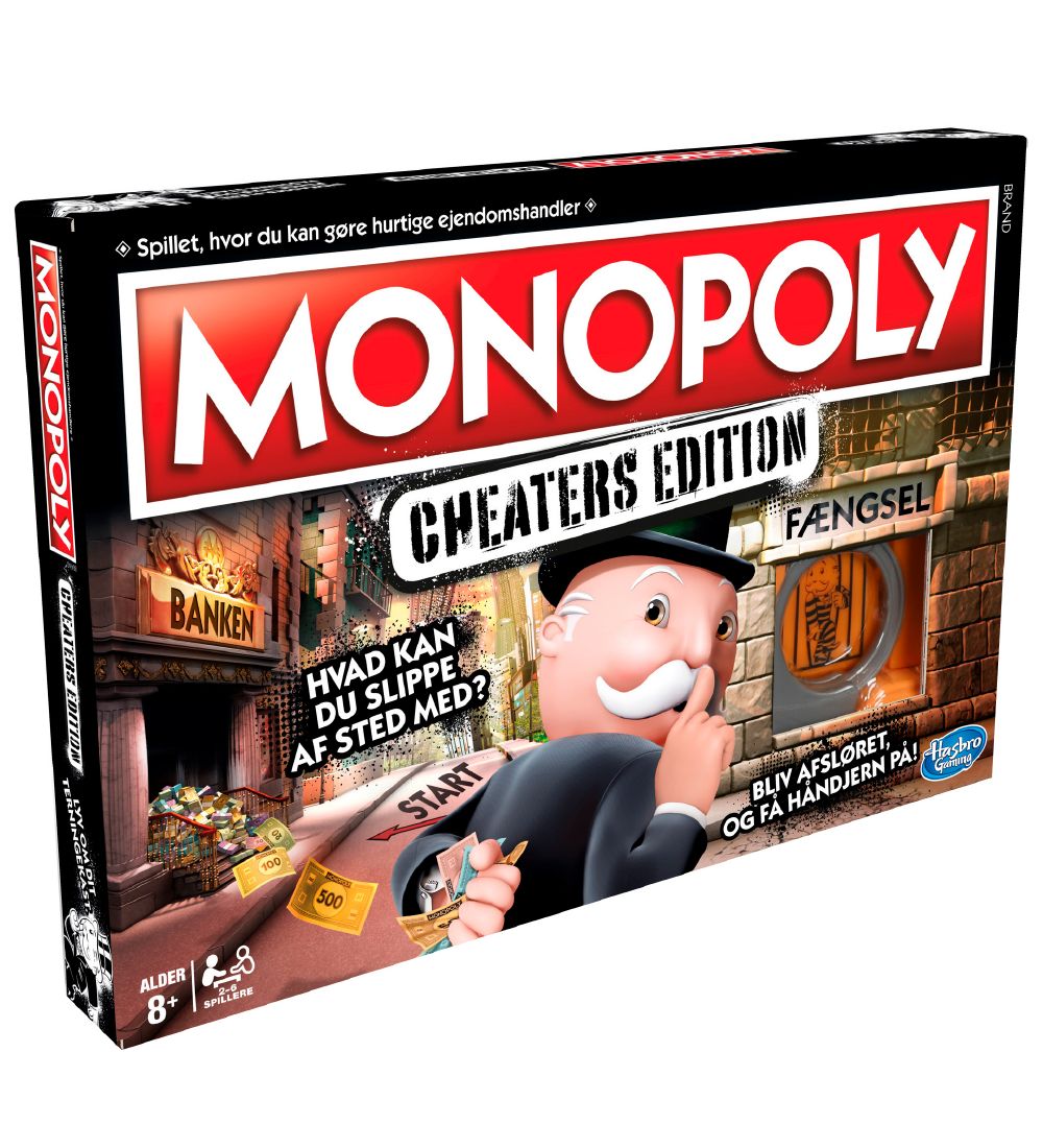 Hasbro Brtspil - Monopoly Cheaters Edition