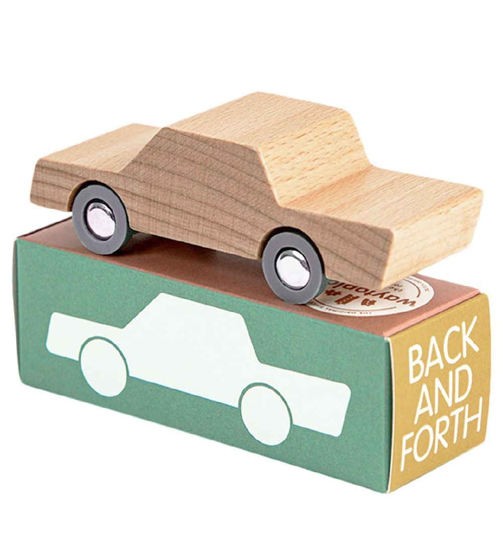 Waytoplay Bil - 10 cm - Back and Forth - Woody