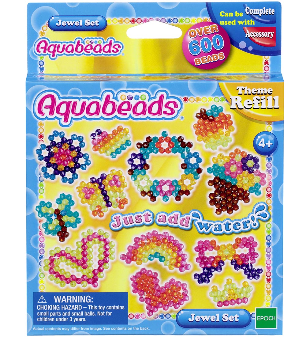 Aquabeads Perlesæt - 600+ dele - Juveler » Gratis levering i DK