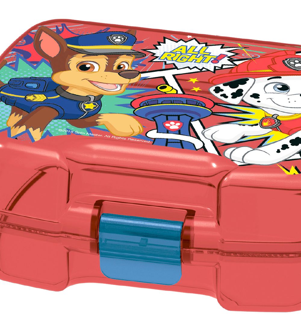 Paw Patrol Madkasse - Transparent Rød