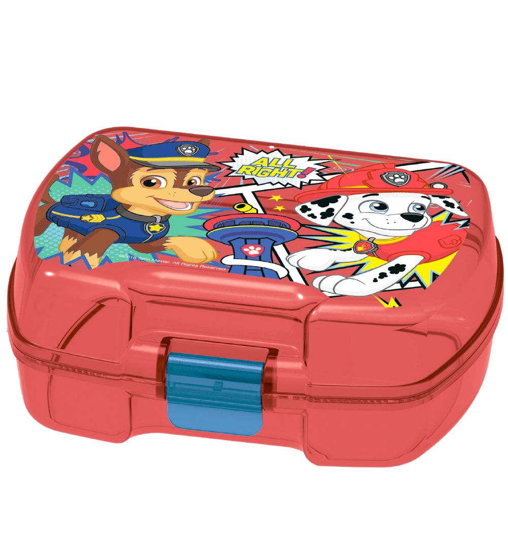 Paw Patrol Madkasse - Transparent Rød