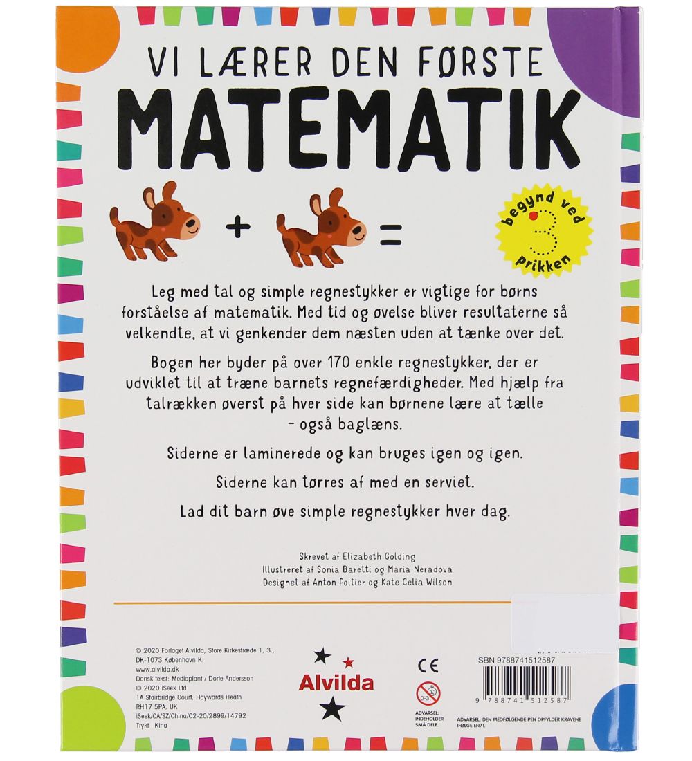 Alvilda Aktivitetsbog - Skriv og Visk ud - Den Første Mat - Dans