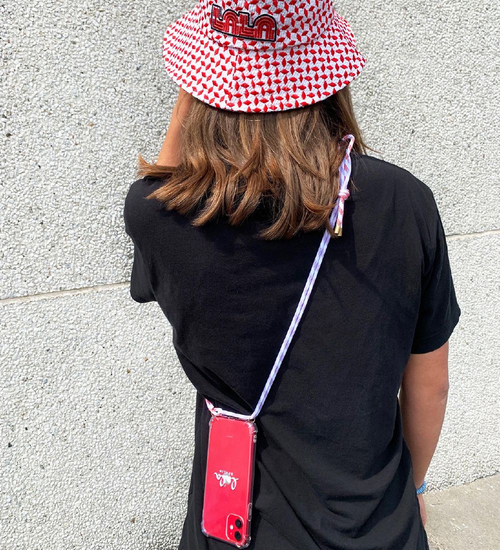 Lala Berlin Bøllehat - Amelie - Kufiya Classic Embro Watermelon