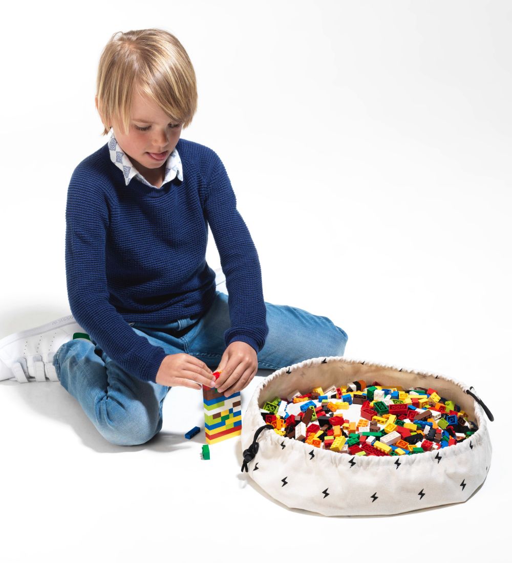 Play&Go Opbevaringspose - Ø40 cm - Thunderstrike