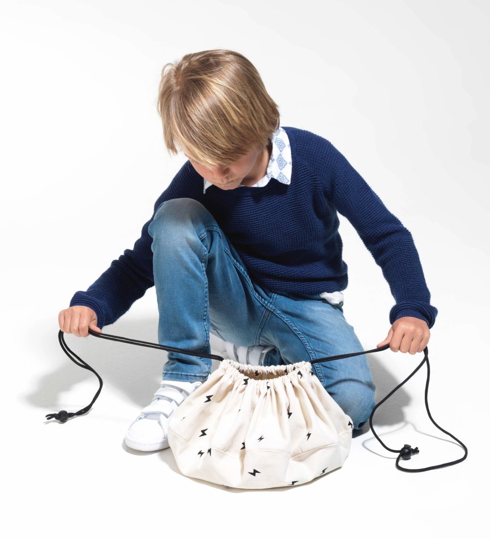 Play&Go Opbevaringspose - Ø40 cm - Thunderstrike