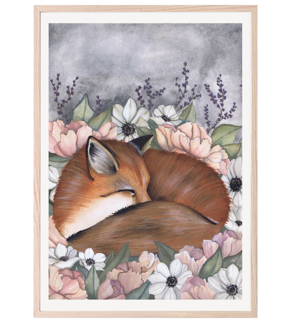 That's Mine Plakat - 50x70 cm - Flower Field Fox