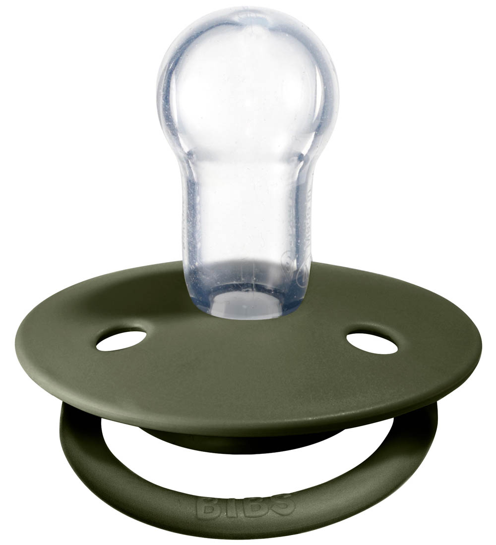 BIBS De Lux Sutter - 2-pak - Rund- Sage/Hunter Green