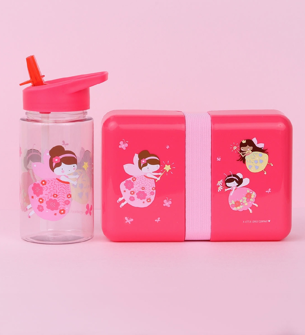 A Little Lovely Company Drikkedunk m. Sugerr - 450 ml - Pink m.