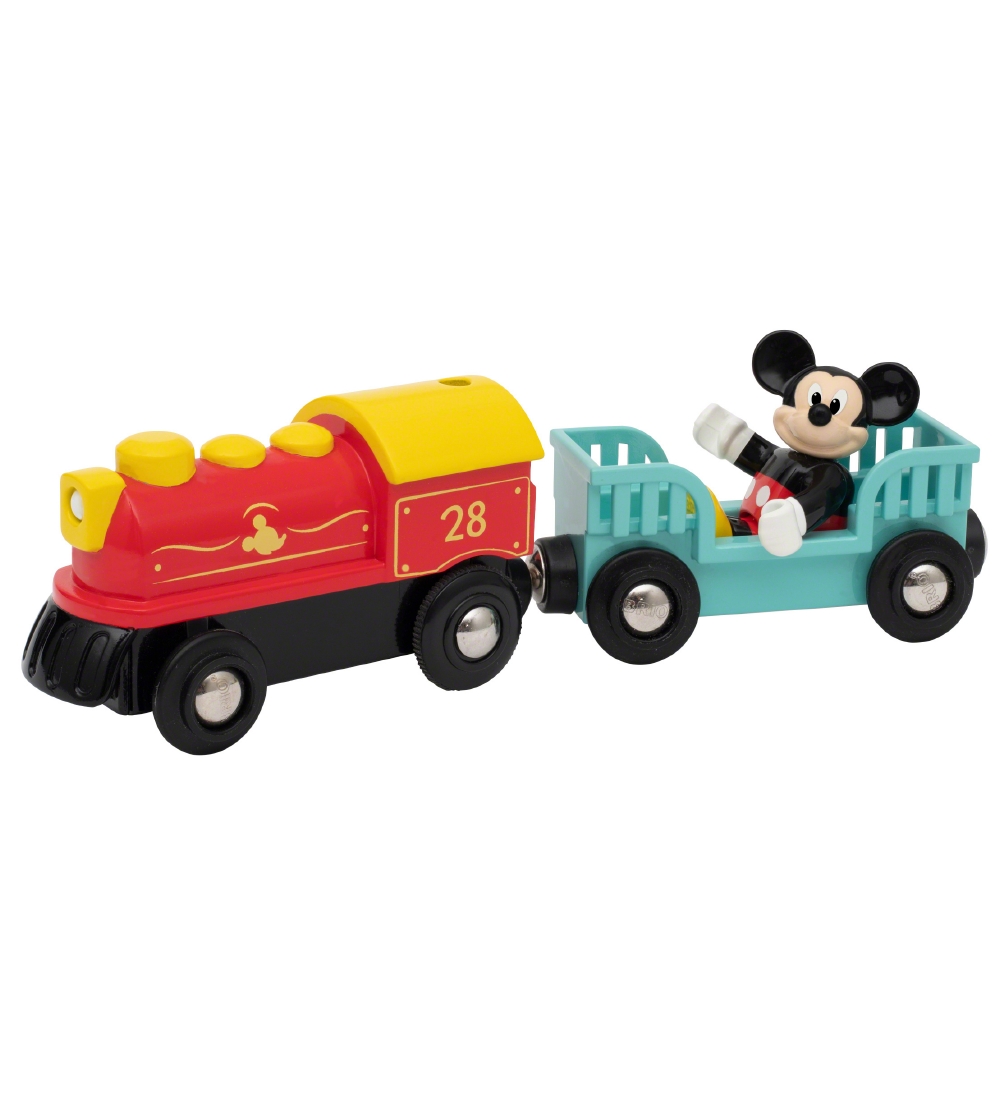 BRIO Tog m. Mickey Mouse - 17,9 cm - 3 Dele- Batteridrevet 32265