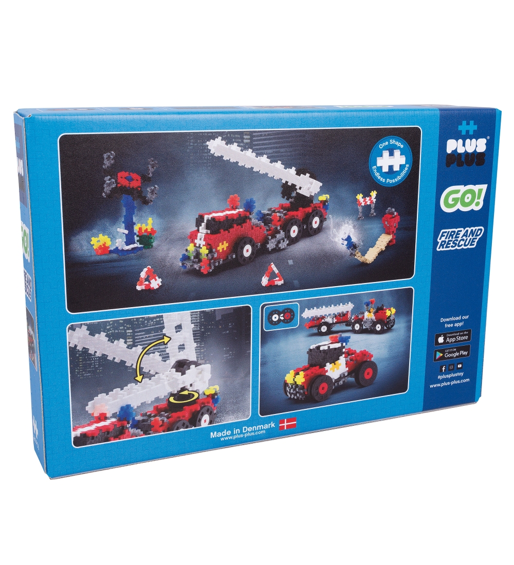 Plus-Plus Go! - Fire And Rescue - 500 Stk