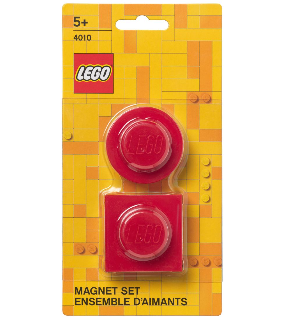 LEGO Storage Magneter - 2 stk - Rd