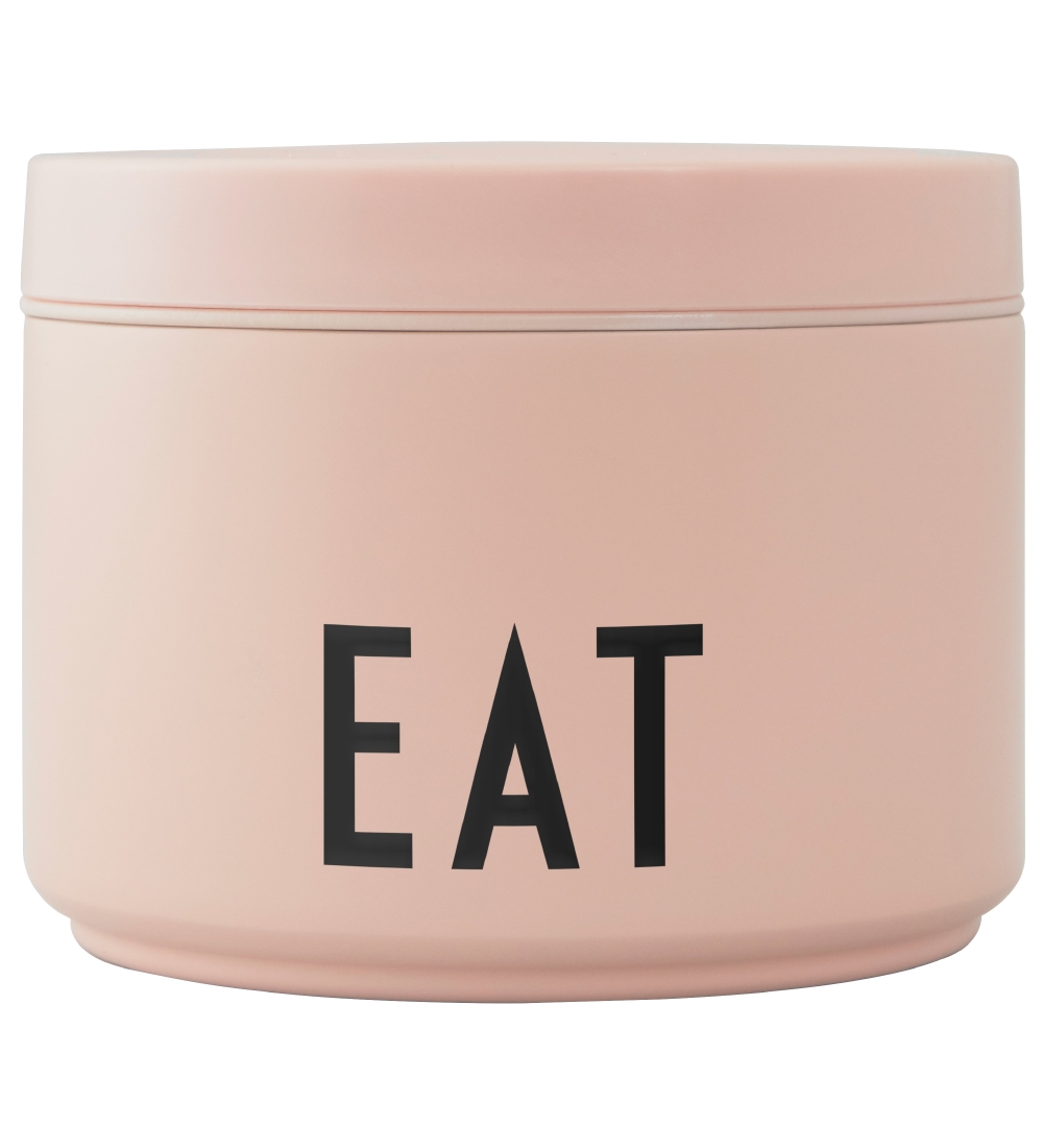 Design Letters Madkasse m. Ske - Thermo Lunch Box Small - Nude