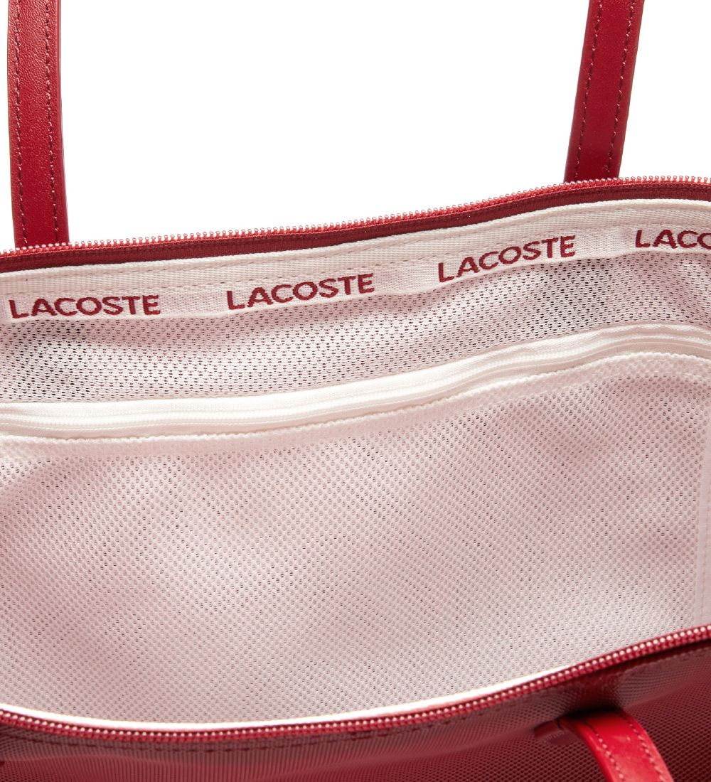 Lacoste Shopper - Small Shopping Bag - Alizarine Rød