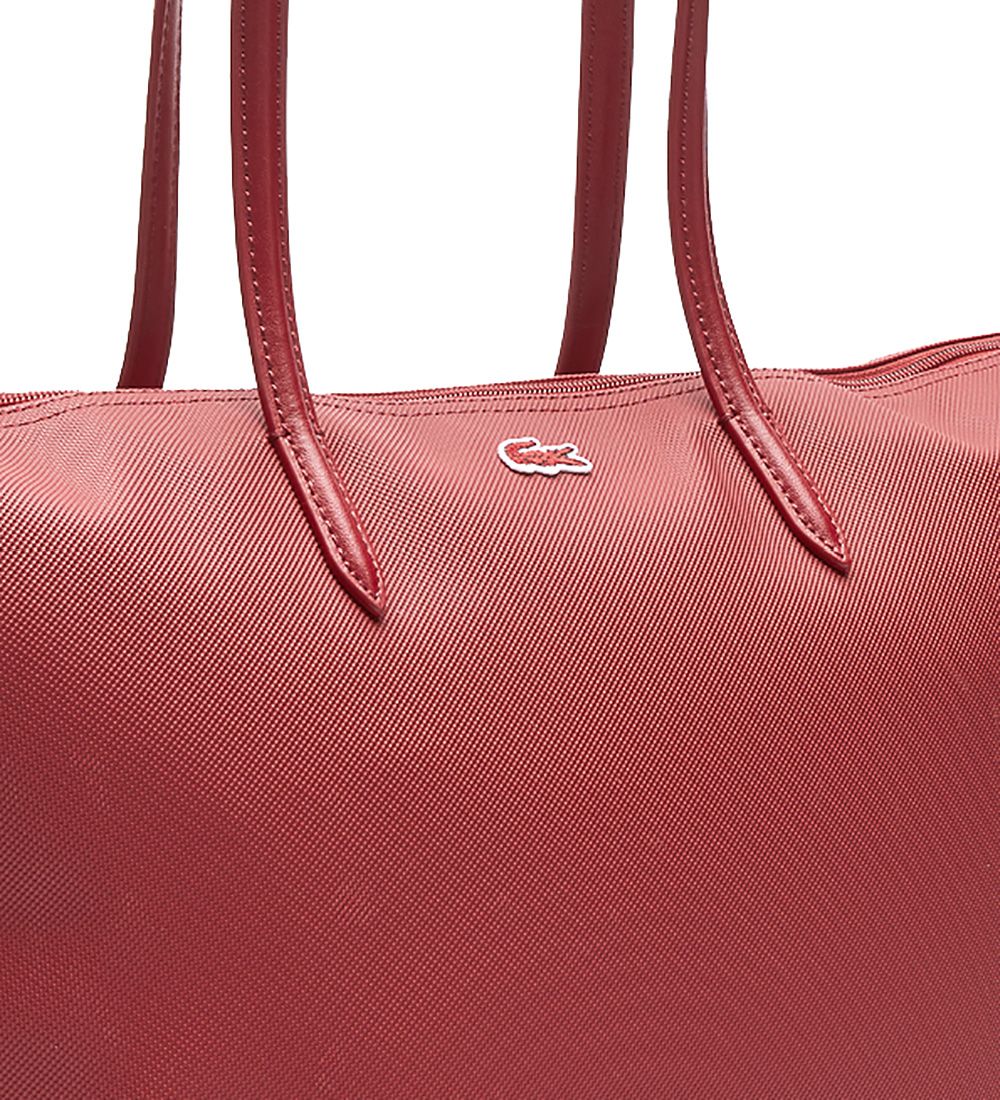 Lacoste Shopper - Small Shopping Bag - Alizarine Rød