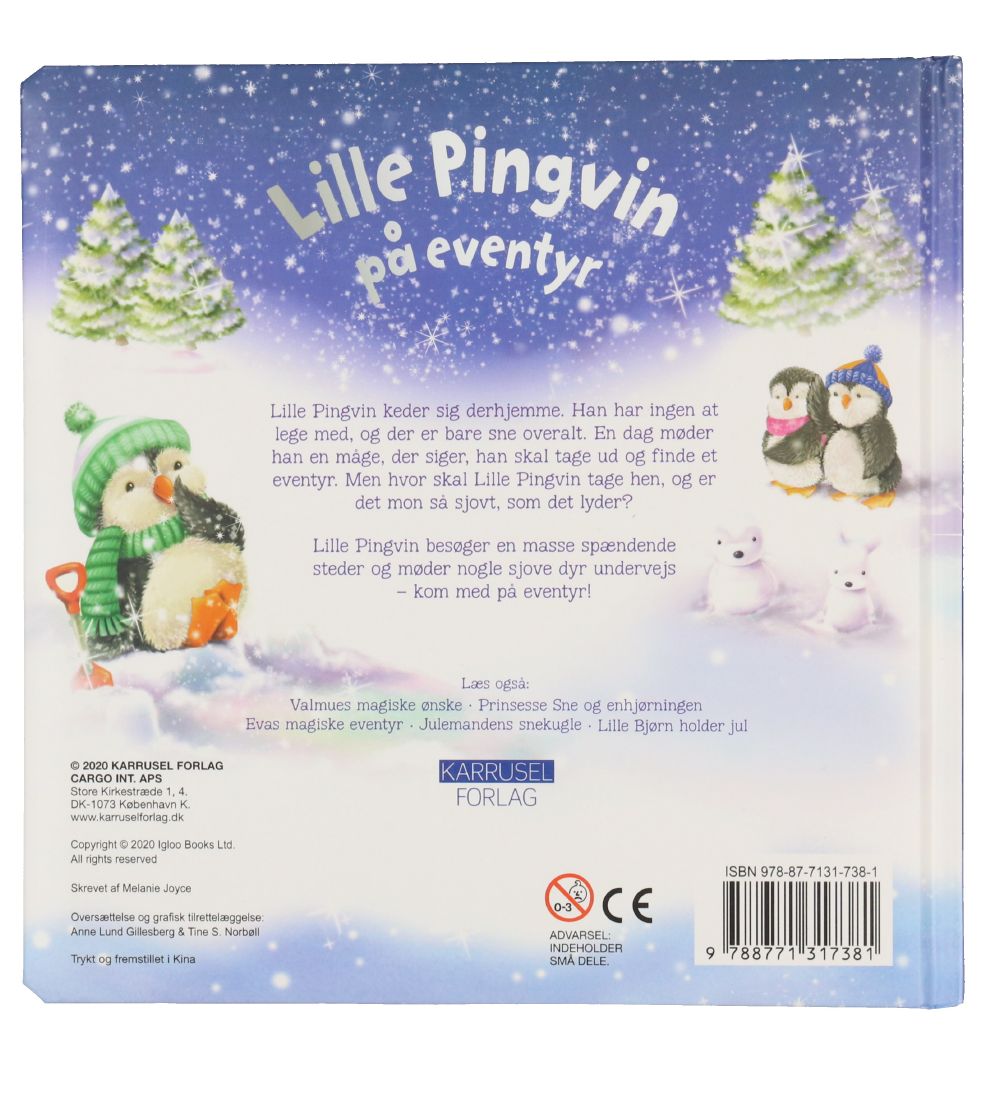 Karrusel Forlag Bog - Lille Pingvin På Eventyr - Dansk
