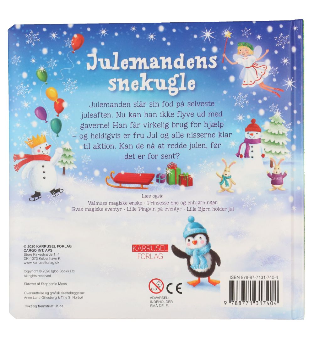 Karrusel Forlag Bog - Julemandens Snekugle - Dansk